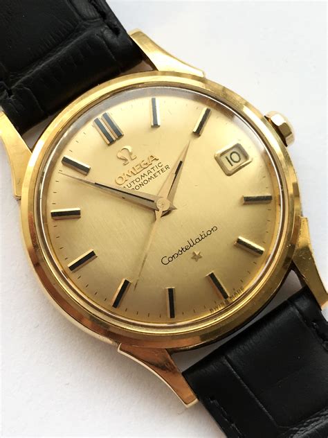 omega constellation watch gold|omega constellation gold watch 1974.